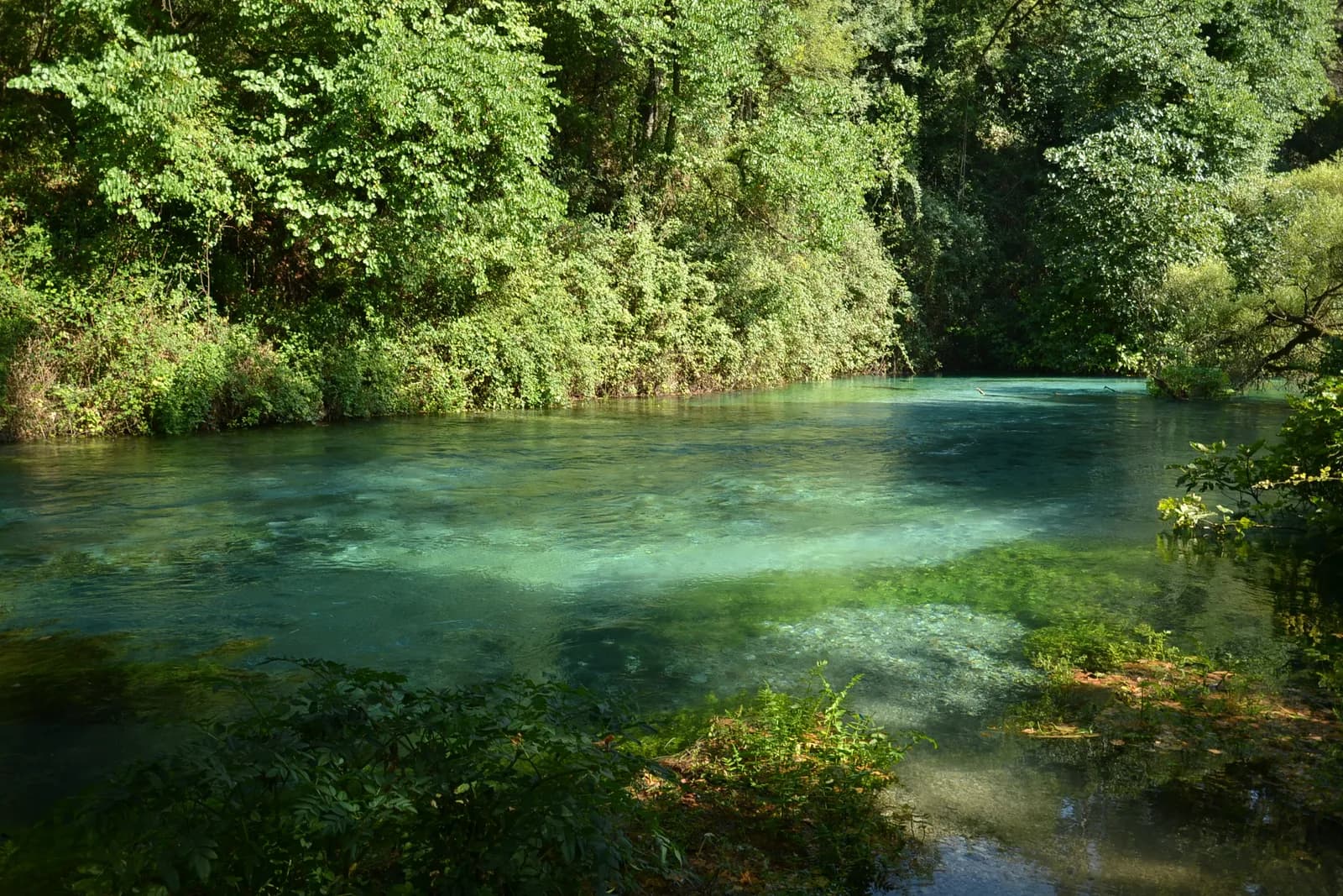 The Blue Eye spring (Syri i Kaltër) near Saranda